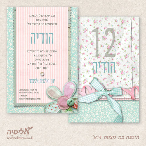 הזמנה בתת מצווה מס' 14א